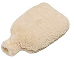 Warmies Bouteille micro-ondable, Micro-ondableCoussin chauffant avec le françaisLavande séchée, Sacs de blé allant au micro-ondes Couleur crème