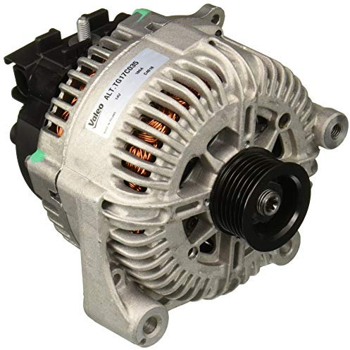 VALEO-439566-Alternador- Intensidad de carga del alternador: 180 Amp - Estrías: 6 estrías - Polea de correa: 50 mm - Tensión: 14 V - Sentido de rotación: CLOCKWISE