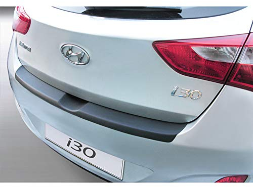 RGM ABS Heckstoßstangenschutz kompatibel mit Hyundai i30 5 türer 2012-2017 Schwarz