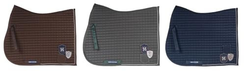 NETPROSHOP Atmungsaktive Vielseitigkeits Schabracke 3 Abnehmbare Patches und Strass, Farbe:Braun