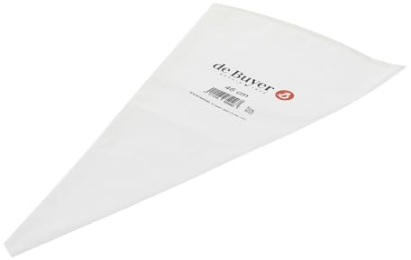 De Buyer - Poche pâtissière extra souple ré-utilisable - Hauteur 46 cm -, Blanc