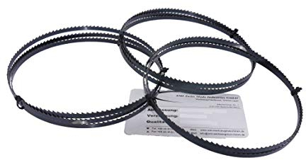 SMI Lot de 3 lames de scie à ruban pour bois, 1712 x 6 x 0,65 mm, 6 dents par pouce, compatible avec Metabo BAS 260 Swift, Elektra Beckum BAS 250 G, Einhell TC-SB 245