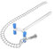 Lab Beaker Chain Clamp Clip Beaker Container Fixator Chemische Ausrüstung, Laborbehälter