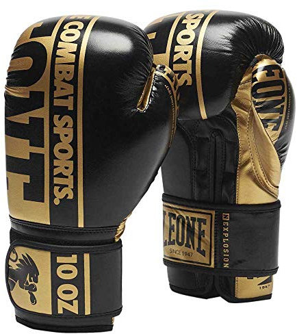 LEONE 1947 Guantes de Boxeo NEXPLOSION Plateados, 16 oz, GN32
