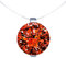 MICGIGI Collana con Ciondolo da Donna Argento 925 8mm Collana con Ciondolo in Cubic Zirconia Girocollo a Catena in Nylon Trasparente