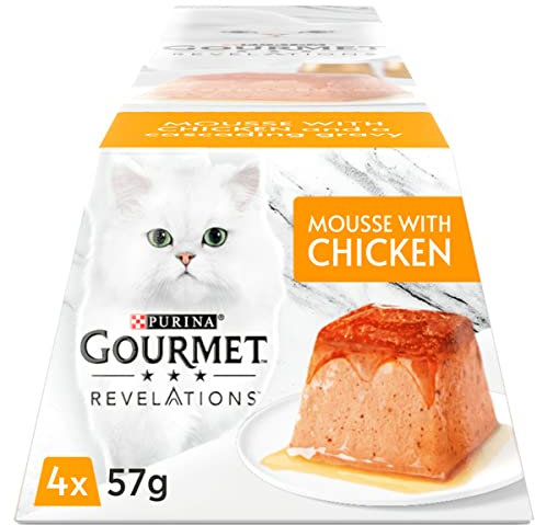 Nestle Purina Revelations Huhn in Sauce, Nassfutter für Katzen, 4 x 57 g, 6 Stück