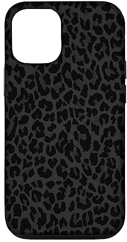 Hülle für iPhone 15 Schwarz und Weiß Gepard Leopard Print Handyhülle Niedliches Tier