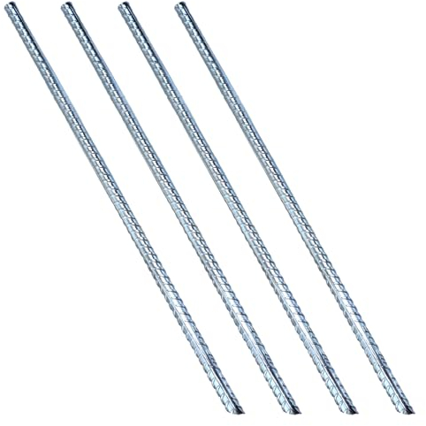 Verzinkt Bodenanker Erdanker 38 cm Bewehrungsstab Anker Bewehrungsstahl Betonstahl 10MM Boden Zeltheringe Erdnagel für Camping Zelte Zäune Burgen