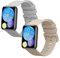 kwmobile Pulsera Compatible con Huawei Watch Fit 2 Correa - 2X Correas de Silicona Flexible - Tamaño Ajustable