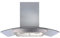 CDA 90cm Curved Glass Island Cooker Hood - Stainless Steel