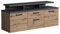 trendteam smart living - Follow - TV-Schrank - Artisan Eiche/Matera - TV-Lwoboard mit 3 offenen Fächern - (BxHxT) 151 x 66 x 47 cm - Vollauszug-Funktion