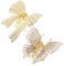 NULYLU 2pcs Butterfly Hair Clips for Women Elegant Hair Accessories for Weddings Parties and Daily Wear Sturdy Design Lightweight Comfort for Various Hairstyles