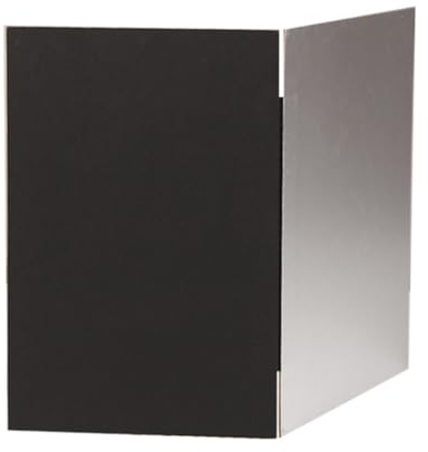 ULTECHNOVO Tableau Réfléchissant Photographie en Carton Épais Noir et Blanc, Pliable, Facile à Installer, pour Objets et Bijoux en Studio Photo ou Commerce en Ligne