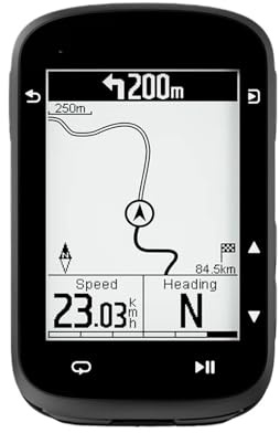 Generisch Fahrradcomputer, kompatibel mit COOSPO, GPS-Fahrrad-Kilometerzähler, kabelloser Tachometer, Routennavigation, Fahrrad-Stoppuhr