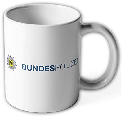 Bundespolizei Typ2 Wappen BPOL Abzeichen Sonderpolizei Bundes Adler Tasse #9791