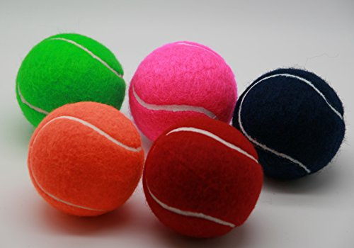 Price's 5 coloured Tennis balls(5)