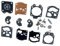 OxoxO, Kit di ricostruzione per carburatore a Membrana K10-WAT per Walbro WT-1 WT-10 Stihl FS40 FS44 Husqvarna 50R 26L McCulloch Echo e Altre Marche.