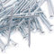 50x Round Head Masonry Nails - 3.5mm x 75mm Rust Resistant Silver Zinc Finish