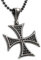 Handmade geschenk für ihn Sterling Silber Eisen Kreuz Halskette fürAnhängerr für Männer Halskette Anhängerr oxidiert Kreuz Anhängerr Kette Gothic Punk Gothic Rock Schmuck