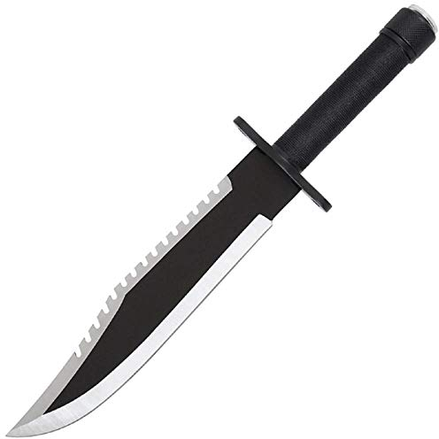 G8DS Großes Deluxe Survival Knife Rambo mit Lederscheide, Kompass, Gürtelmesser