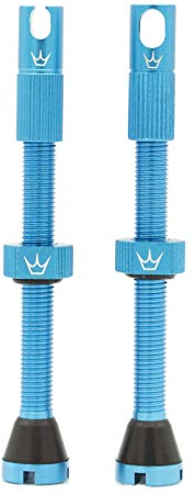 Peaty's X Chris King MK2 Tubeless Valves Presta - Integrated Spoke Key & Valve Core Removal Caps, Mountain Bike, Road & Gravel Bicycle Tyre, Insert Compatible, 7075 Aluminium - 60mm, Turquoise