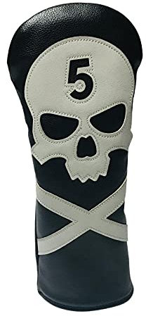 Sharplace Golf Club wood top Cover Driver wood top Cover Golf 1 3 5 UT Covers Replacement Sleeve Guard with Pattern and Numbers, No.5