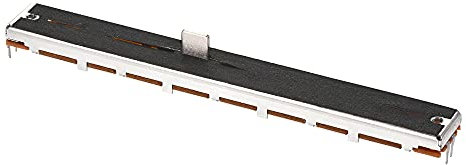 sourcing map Fader Variabler Widerstand, Mischpult, 128 mm, gerades Schieb-Potentiometer, B10K Ohm, 2 Stück