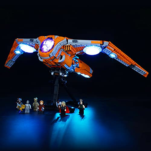 BRIKSMAX Led Beleuchtungsset für Lego Marvel Raumschiff aus Guardians of The Galaxy - Compatible with Lego 76193 Bausteinen Modell - Ohne Lego Set