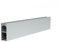 Führungsschiene Alu für Mini Vorbaurollläden Rolladen 45x22mm + Bürstendichtung (weiß, 200cm)