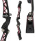 Jackalope Zircon - Ultimate - 25 Zoll - ILF, Mittelstück für Recurvebogen (Schwarz/Rosa, Linkshand)