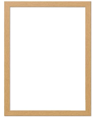 DECORO Oak Frame 50x70cm | Large 500x700mm Oak Photo Frames