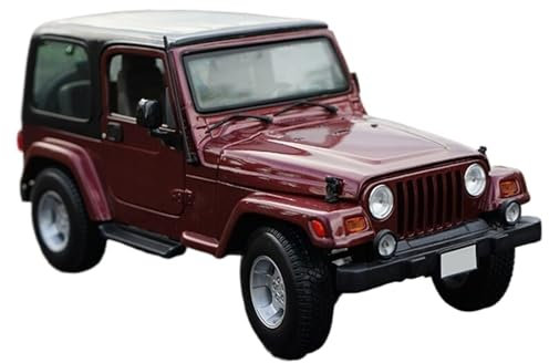 DRModels Motorfahrzeuge Replika Auto 1:18 Virtuelles Fahrzeugmodell Für Jeep Wrangler Sahara Metalldruckguss Statische Exponate Originalgetreue Nachbildung