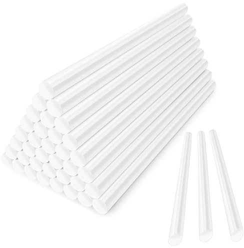 VNEUOL 100pcs White Hot Melt Glue Sticks 7x100mm for Hot Glue Gun DIY Crafts & Decorations