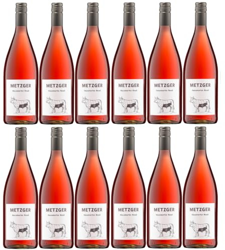 Weingut Uli Metzger Hausmarke Rosé mild Rosé Deutschland inkl. FeinWert E-Book (12 x 1l)