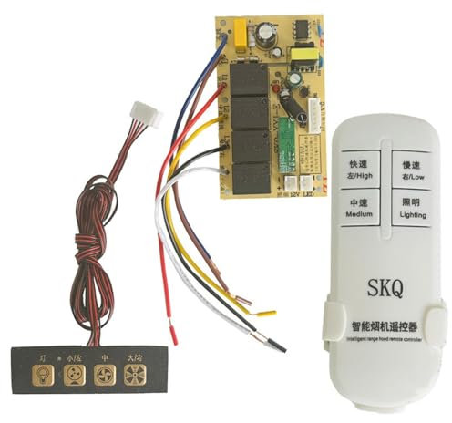 Placa Control Electrónico Campana Extractora Placa Control Mantenimiento Repuesto Placa Circuito Ordenador con Mando A Distancia