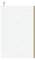 Wholesale Domestic Colore 8mm Clear Glass Brushed Brass 1850mm x 1200mm Walk In Shower Screen including Wall Channel and Support Bar