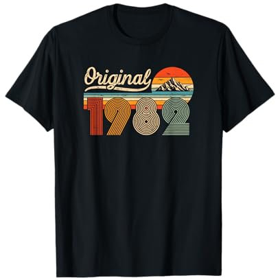 Original 1982 Jahrgang Vintage Retro 43.Geburtstag Mann Frau T-Shirt
