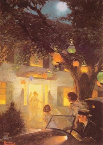 Gnvkd Ecbxz Norman-Rockwell-Poster und das Symbol des Willkommens ist Lichtwandkunst Norman Rockwell-Drucke Leinwandgemälde für Wohnkultur Bild 40x60cm Ohne Rahmen