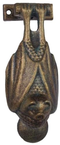 vianmo Wandglocke Türglocke Türklopfer Gusseisen Fledermaus