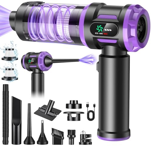 Apgoza Handheld Vacuum Cleaner 27000Pa, 5-in-1 Cordless Car Vacuum Cleaner