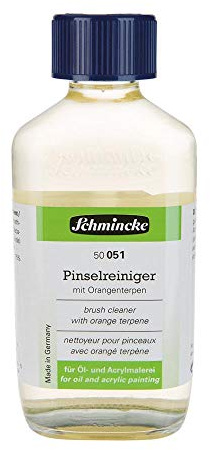 Schmincke – 50051 – Detergente per Pennelli – Arancione terpène – 200 ml