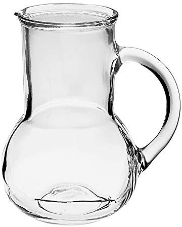 Wasserkrug Kanne Glaskrug Bistro Krug Saftkrug Limokrug mit 1 Glas