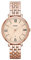 Fossil Damen Analog Quarz Uhr mit Edelstahl Armband ES3435