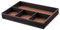 KINGFOM Leather Desk Drawer Tray Organiser, Brown