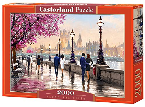 Castorland C-200566-2 - Along The River, Puzzle 2000 teilig