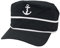 Sea-Club Cap - Anker Mütze Baumwolle schwarz Maritime Dekoration