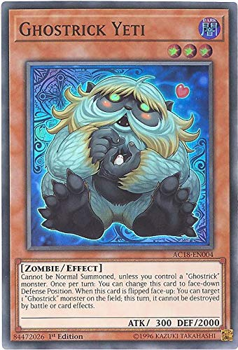 Yu-Gi-Oh! - Ghostrick Yeti - AC18-EN004 - Adventskalender 2018-1st Edition - Super Rare