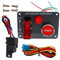 CT-CARID El panel del Interruptor de Ignición 12V, Interruptor de Botón del Comienzo del Motor de la Fibra de Carbono para el Coche de Competición