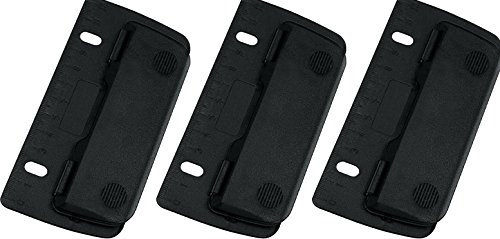 WEDO 67811 Kunststoff-Lochstanzer, 8 cm Löcher, mit 12 cm Skala, Hellgrün/Schwarz, 3 Locher