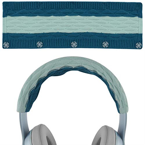 Geekria Headphone Headband Cover Compatible with Audio-Technica, B, Bose, AKG, Sennheiser, Skullcandy, Sony Replacement Headband/Headband Protectors/Top Pad Protector Sleeve (Pop Blue)